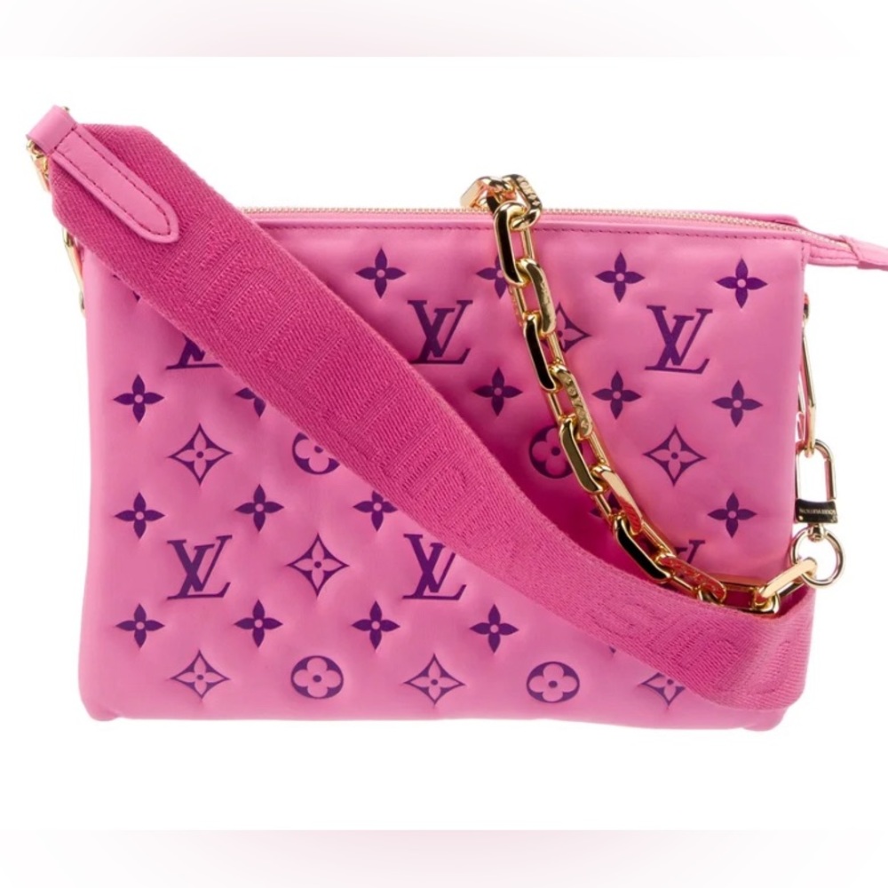 ‼️SOLD‼️ LOUIS VUITTON
Monogram Embossed Coussin PM